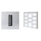 Kit Com 1 Estante Multiuso 5 Nichos Montreal E 1 Estante Livr