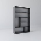 Kit Com 1 Estante Multiuso 5 Nichos Montreal E 1 Estante Para