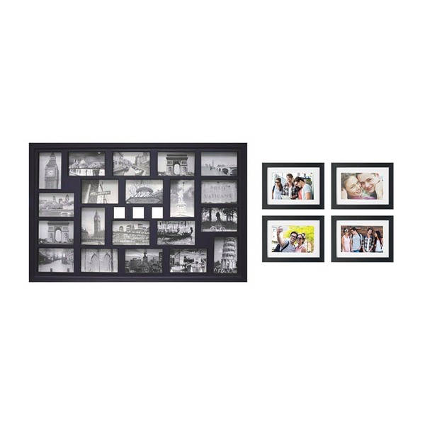 Kit Com 1 Painel De Fotos E 4 Quadros Bee Collection-kapos -
