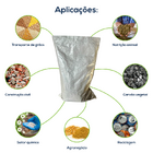 Kit Com 200 Un Saco Laminado Costurado Boca Aberta Branco 60x