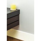 Kit Com 20 Barras Rodapé De Mdf 15cm X 15mm X 2.20m Revestido