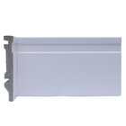 Kit Com 20 Barras Rodapé De Poliestireno 10cmx15mm Frisado 48