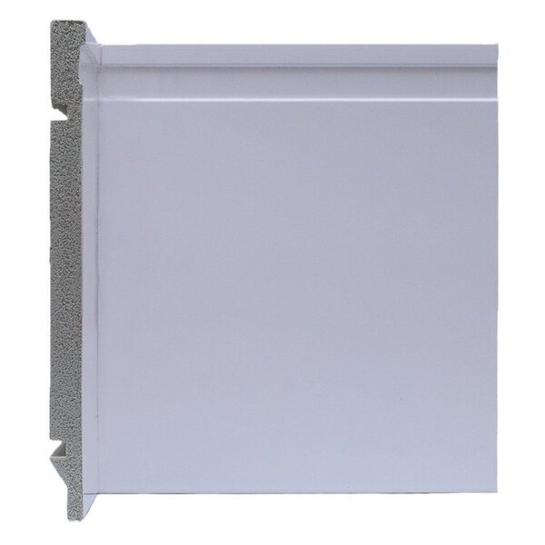 Kit Com 20 Barras Rodapé De Poliestireno 20cmx15mm Frisado 48