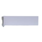 Kit Com 20 Barras Rodapé De Poliestireno Slim 5cmx10mm Liso 4