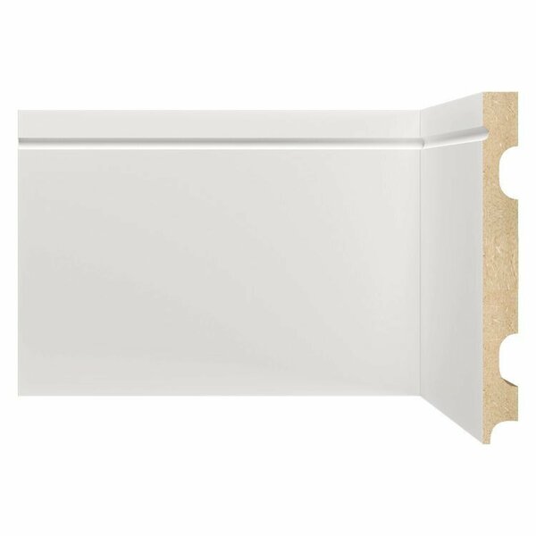 Kit Com 20 Barras Rodapé Mdf 1503 Moldufama 15mmx15cm Metro L
