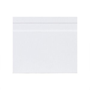 Foto de Kit Com 24 Rodapé Mdf 15cm X 10cm Suprema Branco