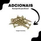 Kit Com 25 Pés De Roupeiros Armários Plástico Ivy Amêndoa Car