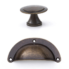 Kit Com 28 Puxador Concha Colonial Puxador Gavetas - Ouro Vel