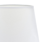 Kit com 2 Abajures Transparente Tecido e Vidro Michel Inspire