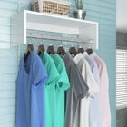 Kit Com 2 Araras Cabideiros Mdf Modulares De Parede Móveis Le