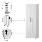 Kit Com 2 Armários Multiuso Escritório 4 Portas E Prateleiras