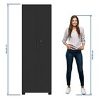 Kit Com 2 Armários Multiuso Escritório Nt4020 4 Portas E Prat