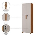 Kit Com 2 Armários Multiuso Escritório Nt4020 4 Portas E Prat