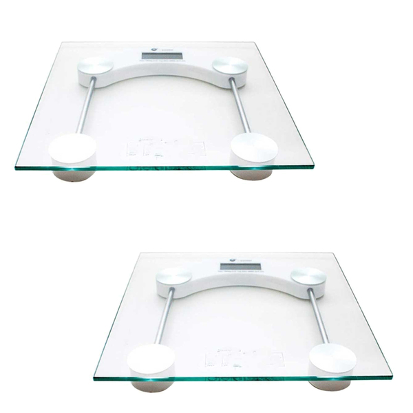 Kit Com 2 Balanças Corporal Digital Até 180kg De Precisão