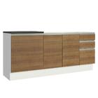 Kit Com 2 Balcões De Cozinha Madesa Acordes 100% Mdf (sem Tam