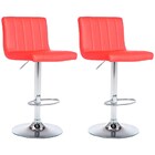 Kit Com 2 Banquetas Altas Estofadas Giratórias Confortável Cr