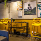 Kit Com 2 Banquetas Aviv Feita Em Polipropileno Fratini