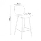 Kit Com 2 Banquetas Barueri Com Encosto