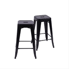 Kit Com 2 Banquetas Titan Alta Preta - Or Design