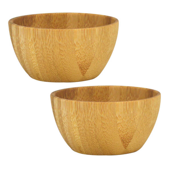 Kit Com 2 Bowls De Bambu Verona 6,5x3,4cm Lyor