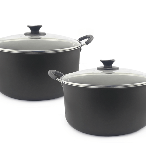 Kit Com 2 Caçarolas Grande Familia Dona Chefa Anti Aderente T