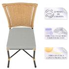 Kit Com 2 Cadeira Em Alumínio E Fibra Sintética Turquia Zanut