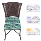 Kit Com 2 Cadeira Em Alumínio E Fibra Sintética Turquia Zanut