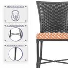 Kit Com 2 Cadeira Em Alumínio E Fibra Sintética Turquia Zanut