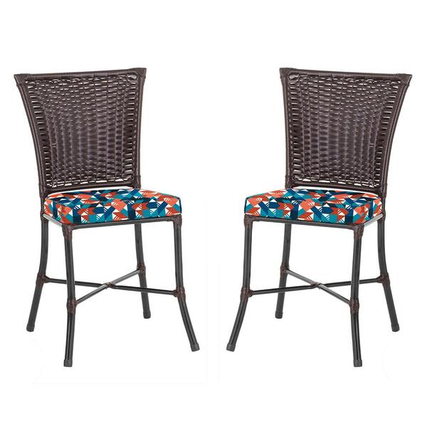 Kit Com 2 Cadeira Em Alumínio E Fibra Sintética Turquia Zanut