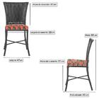 Kit Com 2 Cadeira Em Alumínio E Fibra Sintética Turquia Zanut