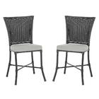 Kit Com 2 Cadeira Em Alumínio E Fibra Sintética Turquia Zanut