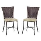 Kit Com 2 Cadeira Em Alumínio E Fibra Sintética Turquia Zanut