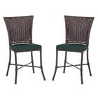 Kit Com 2 Cadeira Em Alumínio E Fibra Sintética Turquia Zanut