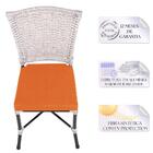 Kit Com 2 Cadeira Em Alumínio E Fibra Sintética Turquia Zanut