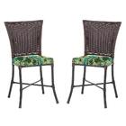 Kit Com 2 Cadeira Em Alumínio E Fibra Sintética Turquia Zanut