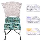 Kit Com 2 Cadeira Em Alumínio E Fibra Sintética Turquia Zanut