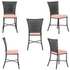 Kit Com 2 Cadeira Em Alumínio E Fibra Sintética Turquia Zanut