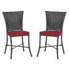 Kit Com 2 Cadeira Em Alumínio E Fibra Sintética Turquia Zanut