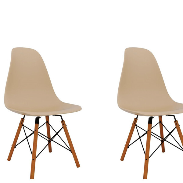 Kit Com 2 Cadeira Para Escrivaninha Escritório Eiffel Charles