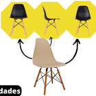 Kit Com 2 Cadeira Para Escrivaninha Escritório Eiffel Charles
