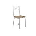 Kit Com 2 Cadeiras 119 Malva Branca/rattan - Artefamol