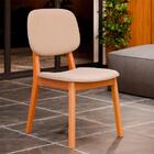 Kit Com 2 Cadeiras De Jantar Detroit Nature/areia - Tebarrot