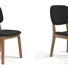 Kit Com 2 Cadeiras De Jantar Detroit Nature/preto – Tebarrot