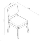 Kit Com 2 Cadeiras De Jantar Paris Nature/preto – Tebarrot Mó