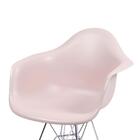 Kit Com 2 Cadeiras Dkr Fendi Com Braço Cromado - Or Design