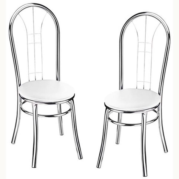 Kit Com 2 Cadeiras Egeo - Design Final - Branco