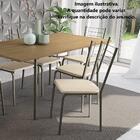 Kit Com 2 Cadeiras Estofadas Bronze Dubai Cor Bronze 2c111brz