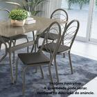 Kit Com 2 Cadeiras Estofadas Holanda Cor Bronze 2c009brz Kapp