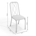 Kit Com 2 Cadeiras Estofadas Viena Cor Bronze 2c072brz Kappes