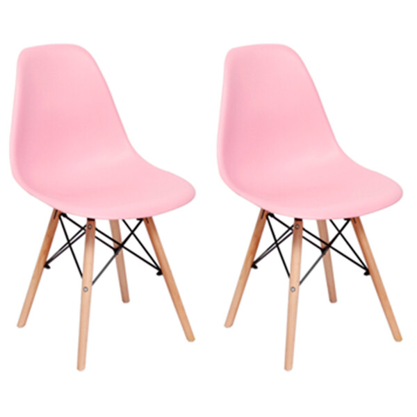 Kit Com 2 Cadeiras Flórida Sem Braço Assento Em Polipropileno